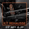 Kit rehausse 2,5" AEV pour Jeep Wrangler JL 2 portes