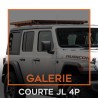 Galerie courte pour Jeep Wrangler JL 4 portes