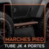 Marche pieds tube Jeep Wrangler JK 4 portes