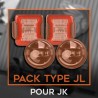 Pack phares led + feux type JL pour Jeep Wrangler JK