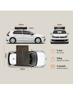 Tente de toit TentBox Lite 2.0 2