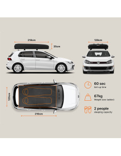 Tente de toit TentBox Classic 2.0 2