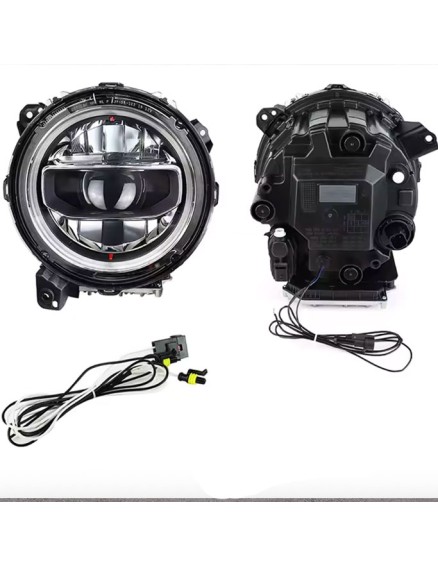 Phares halo led type US pour Jeep Wrangler JL