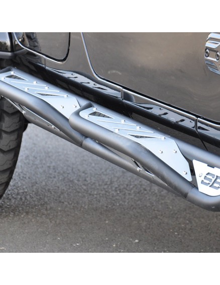 Marche pieds tubes Jeep Wrangler JLU