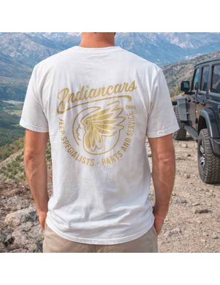 T-shirt INDIANCARS col "V" vintage