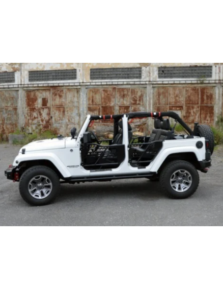 Portes tubes Jeep Wrangler JKU 4 portes + retroviseurs