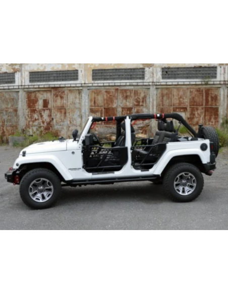 Portes tubes Jeep Wrangler JKU 4 portes + retroviseurs