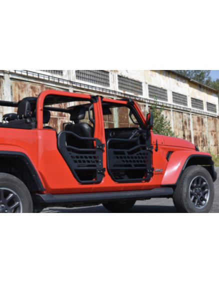 Portes tubes Jeep Wrangler JLU 4 portes + retroviseurs (et Gladiator)