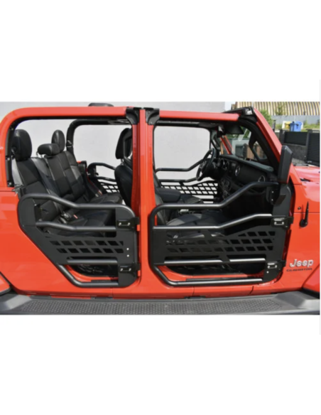 Portes tubes Jeep Wrangler JLU 4 portes + retroviseurs (et Gladiator)