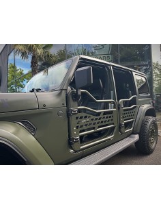 Portes tubes Jeep Wrangler JLU 4 portes + retroviseurs (et Gladiator) 2