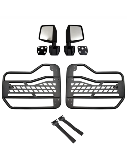 Portes tubes Jeep Wrangler JL 2 portes + retroviseurs