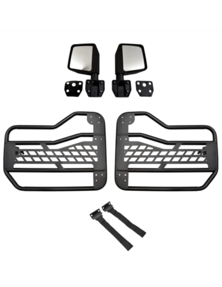 Portes tubes Jeep Wrangler JL 2 portes + retroviseurs